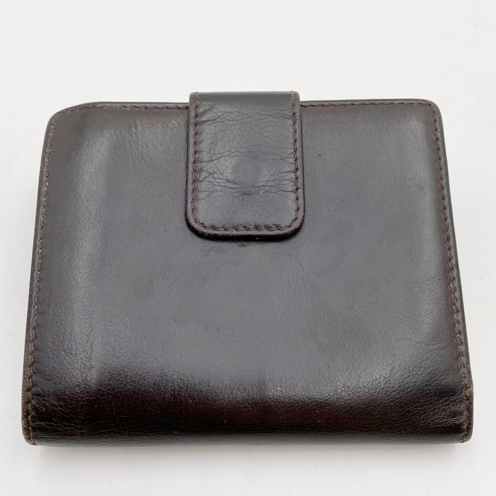 Vintage Gucci Bamboo Leather Brown Bifold Wallet - Picture 6 of 11
